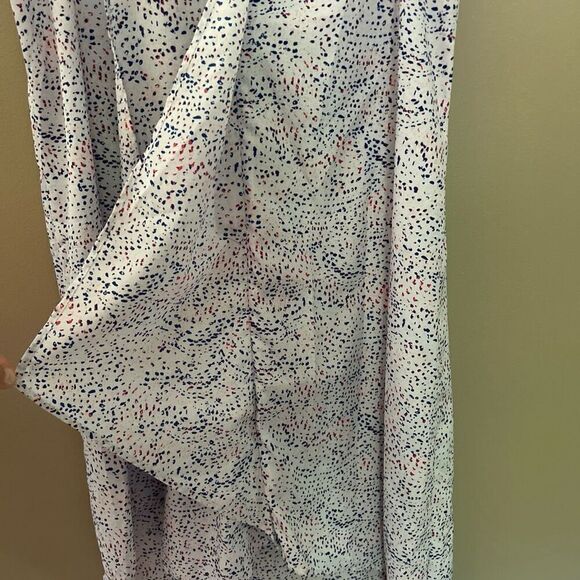 BCBGMaxazria Tara Sheer Lilac Shell Asymmetrical Dress Small - Picture 6 of 10